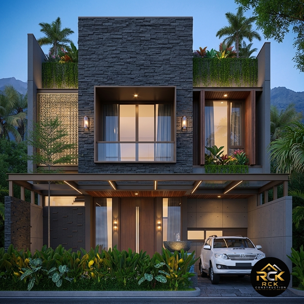 Bangun rumah baru modern minimalis